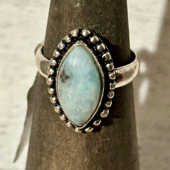 Larimar SS Ring size 7 - Picture 4 of 6